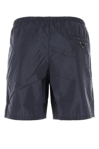 Prada Man Midnight Blue Nylon Swimming Shorts