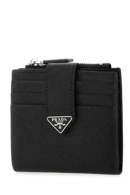 Prada Man Black Leather Wallet