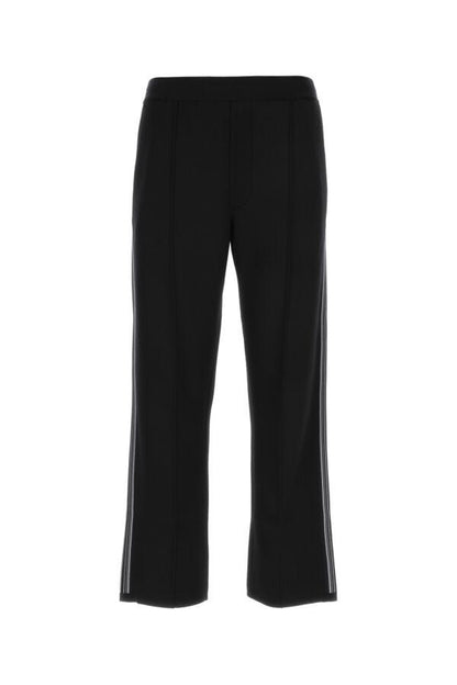 Prada Man Black Wool Blend Pant