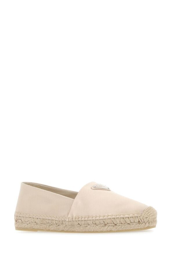 Prada Woman Beige Satin Espadrilles