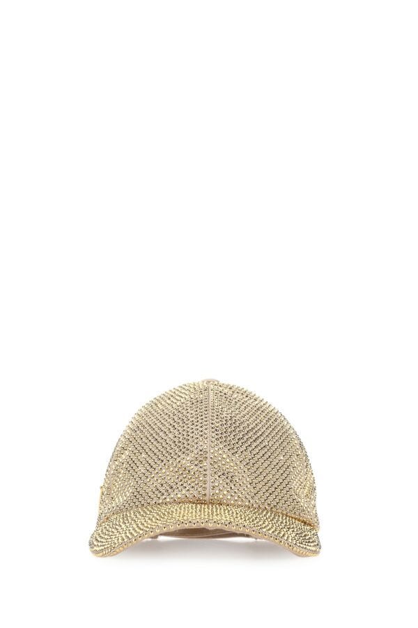 Prada Woman Embellished Duchesse Baseball Cap