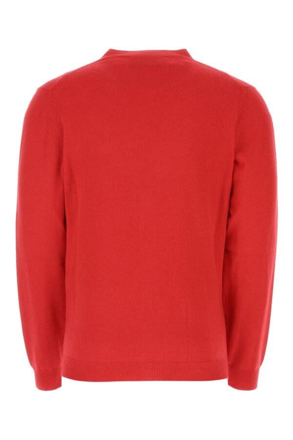 Gucci Man Red Cashmere Cardigan