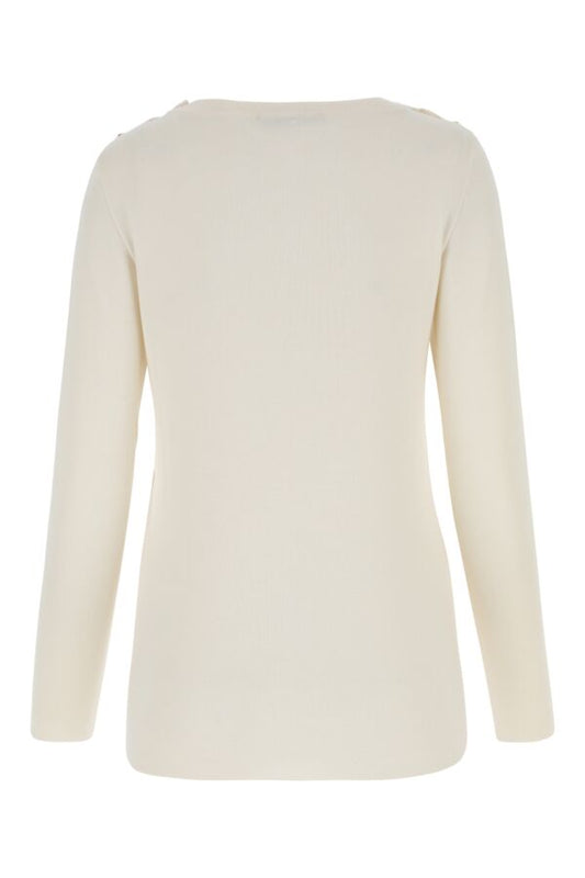 Gucci Woman Ivory Cashmere Top