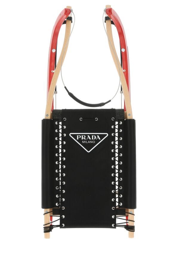 Prada Unisex Multicolor Wood Toboggan