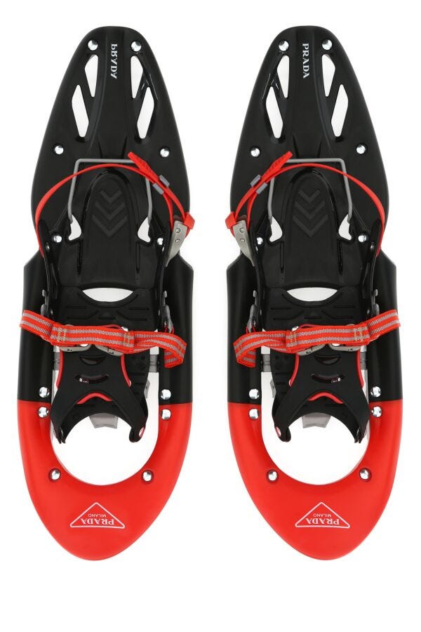 Prada Unisex Two-Tone Snowshoes Kit