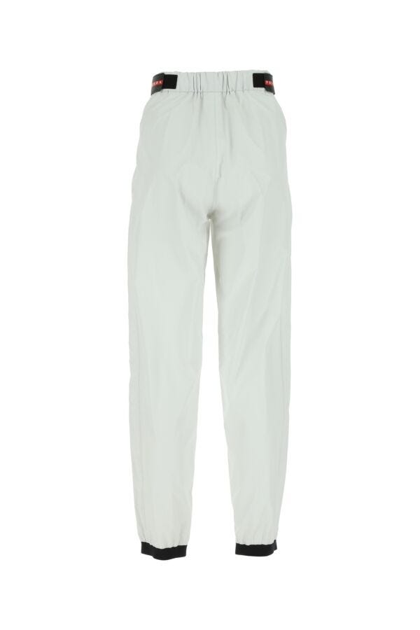 Prada Woman Chalk Nylon Tech Pant