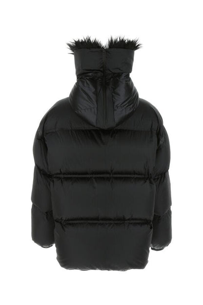 Prada Woman Black Nylon Down Jacket