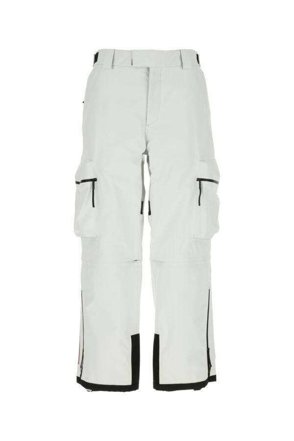 Prada Man Chalk Polyester Ski Pant