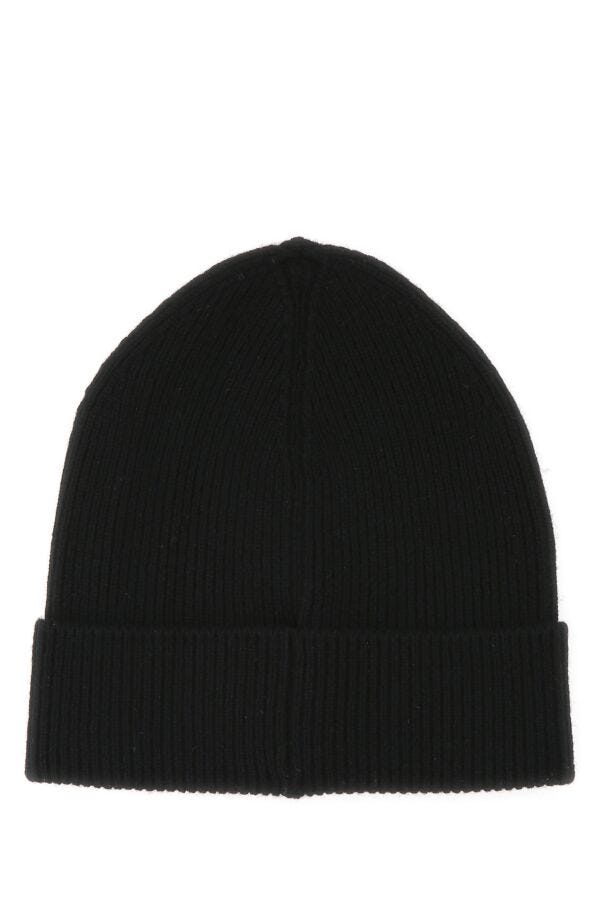 Prada Man Black Cashmere Beanie Hat