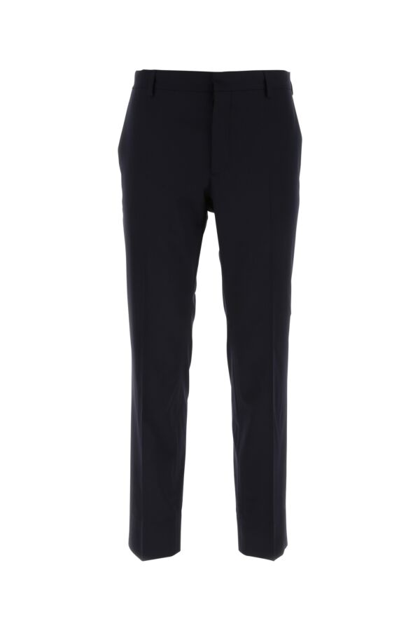 Prada Man Midnight Blue Stretch Wool Pant