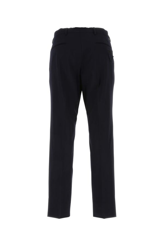 Prada Man Midnight Blue Stretch Wool Pant