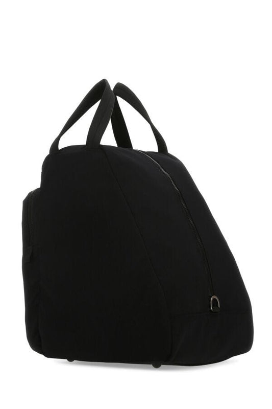 Prada Man Black Canvas Travel Bag