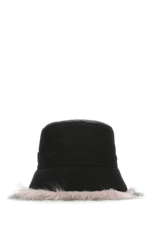 Prada Woman Black Re-Nylon Hat