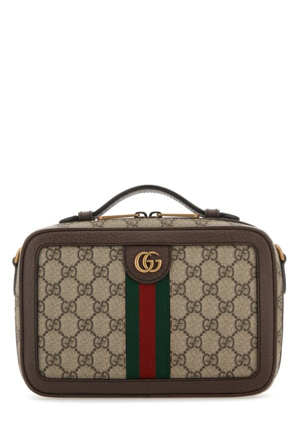 Gucci Man Gg Supreme Fabric Small Ophidia Handbag