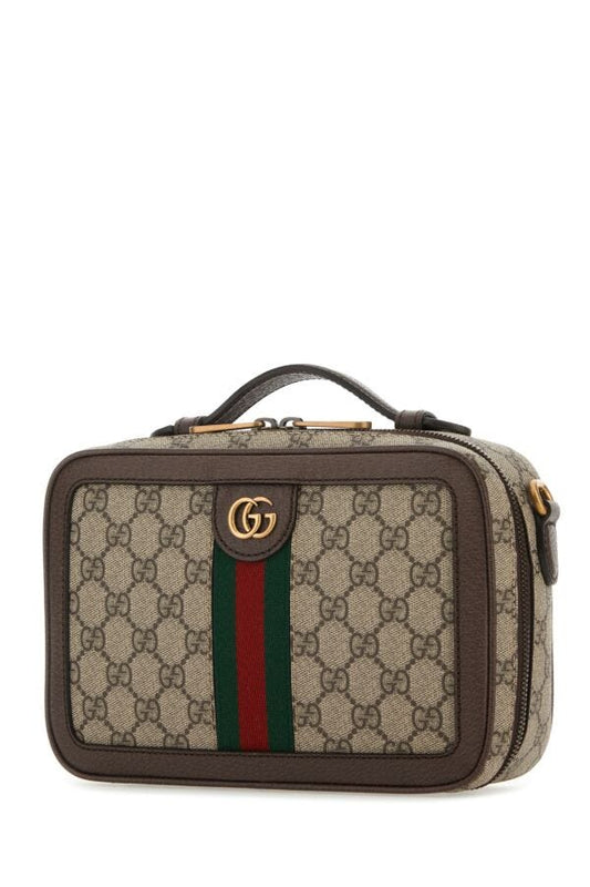 Gucci Man Gg Supreme Fabric Small Ophidia Handbag