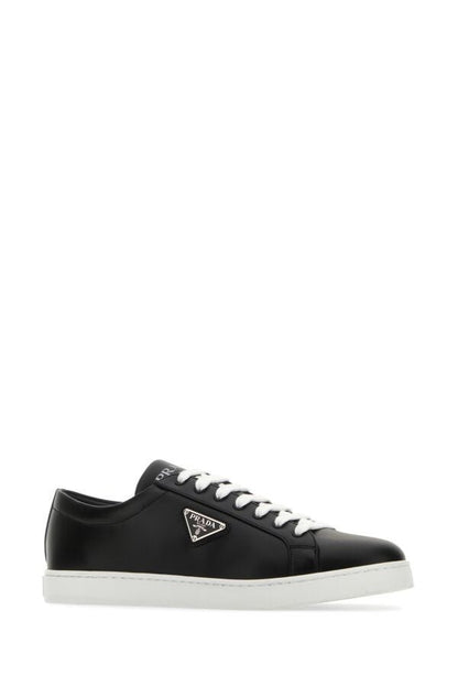 Prada Man Black Leather Sneakers