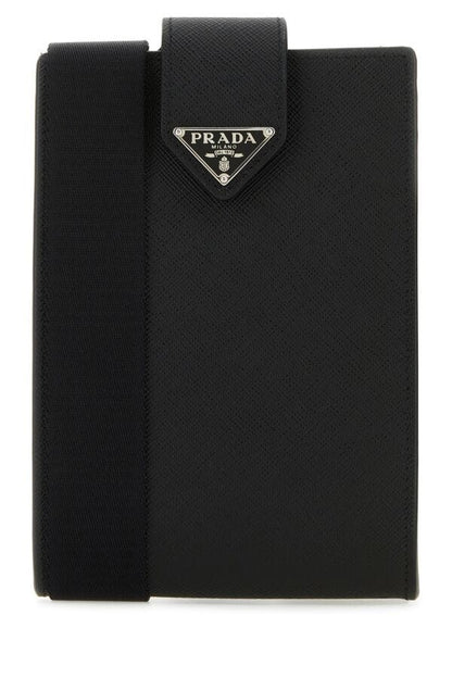 Prada Man Black Leather Phone Case