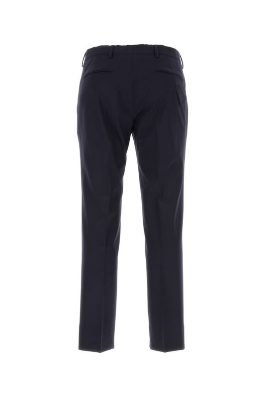 Prada Man Midnight Blue Stretch Wool Pant