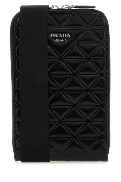 Prada Man Black Leather Phone Case