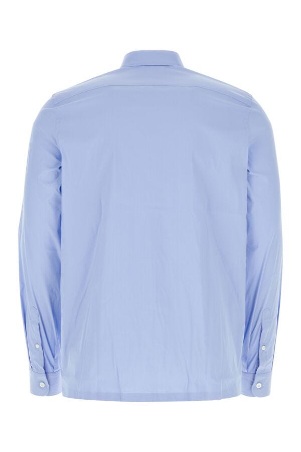 Prada Man Powder Blue Poplin Shirt