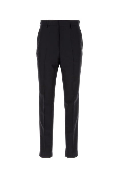 Prada Man Midnight Blue Wool Blend Pants