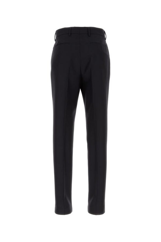 Prada Man Midnight Blue Wool Blend Pants