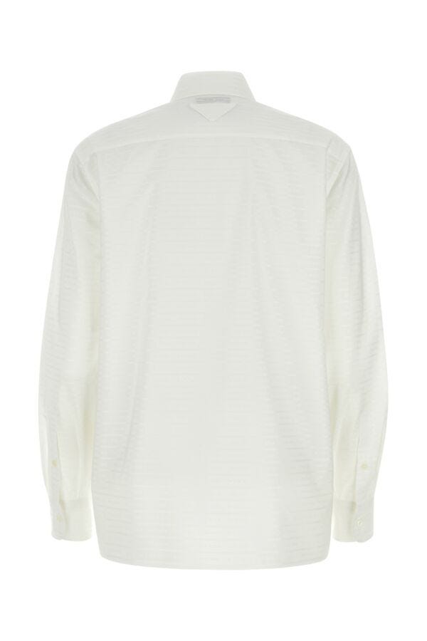 Prada Woman White Cotton Shirt