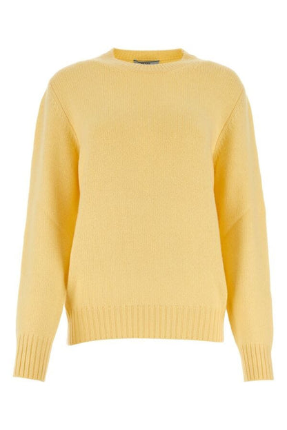 Prada Woman Yellow Wool Blend Sweater