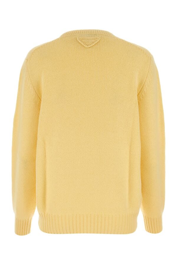 Prada Woman Yellow Wool Blend Sweater