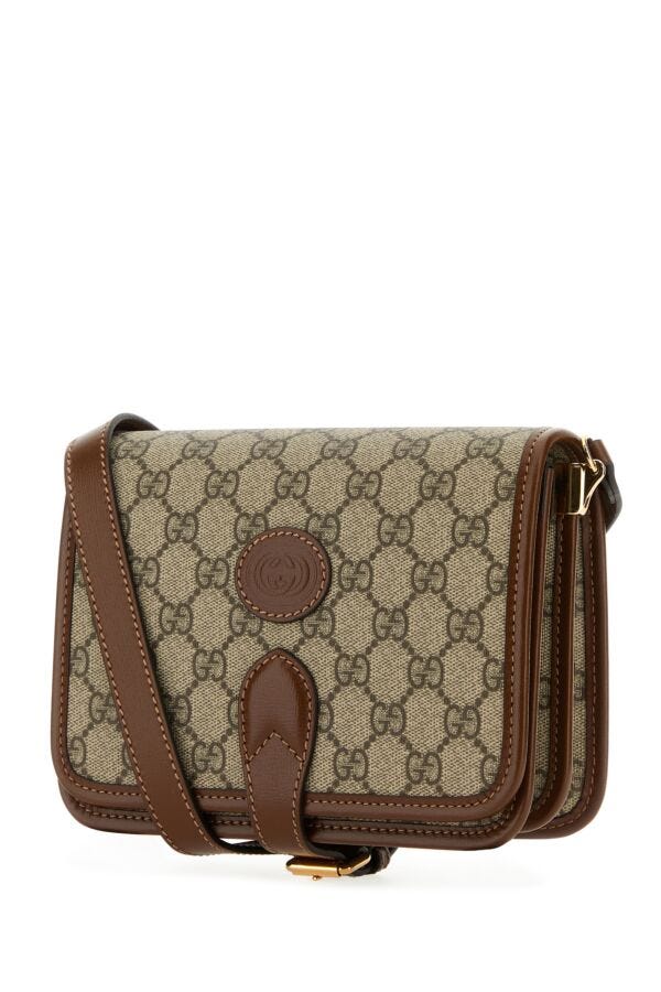 Gucci Man Gg Supreme Fabric Gg Retro Crossbody Bag