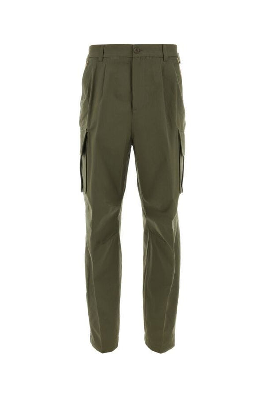 Gucci Man Army Green Cotton Cargo Pant