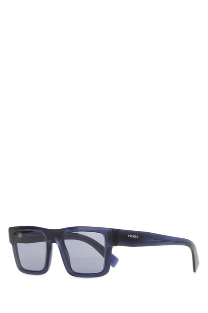 Prada Man Dark Blue Acetate Sunglasses