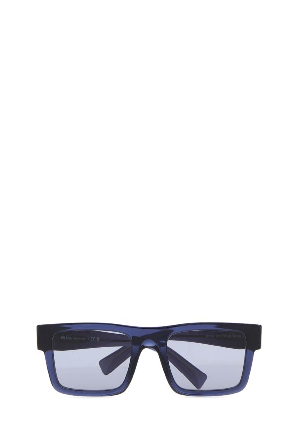 Prada Man Dark Blue Acetate Sunglasses