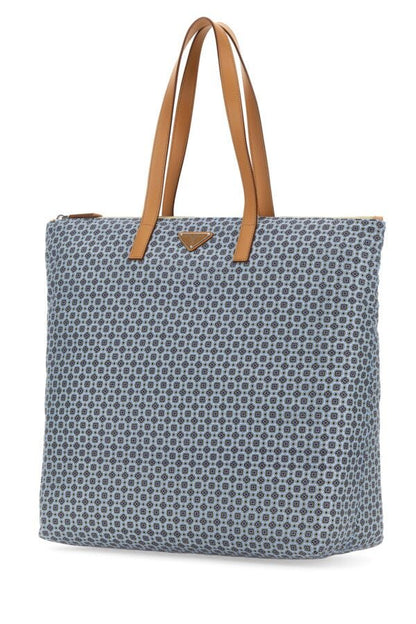 Prada Man Printed Re-Nylon Shopping Bag