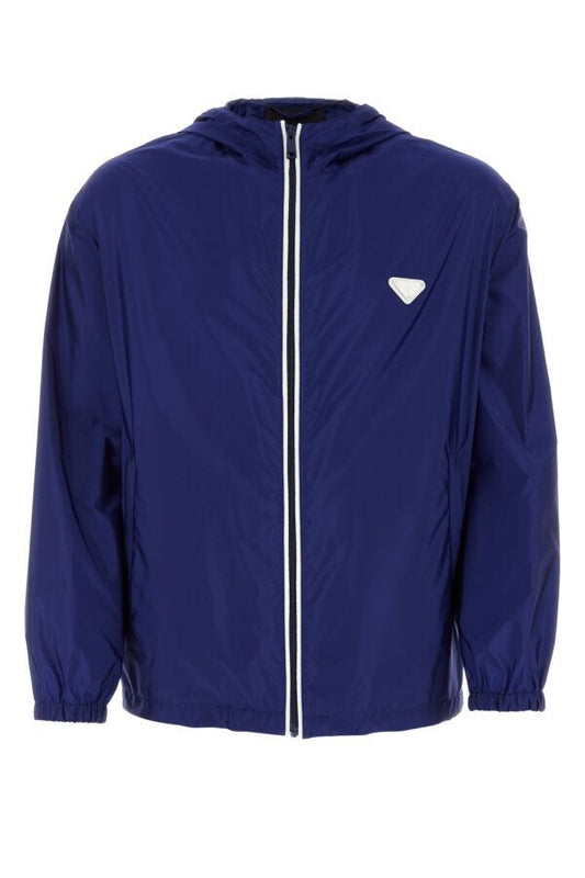 Prada Man Blue Re-Nylon Windbreaker