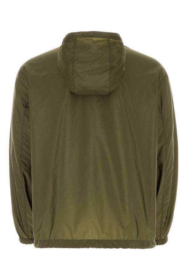 Prada Man Army Green Re-Nylon Windbreaker