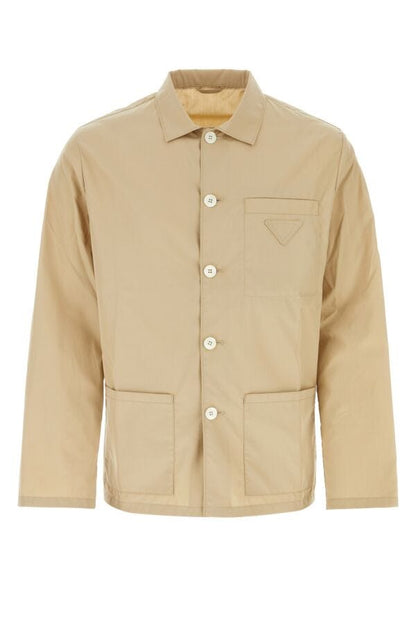 Prada Man Beige Cotton Shirt