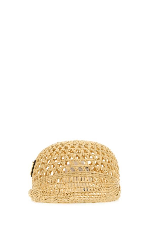 Prada Woman Raffia Hat