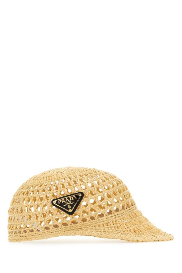 Prada Woman Raffia Hat