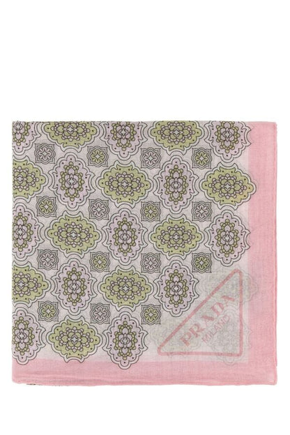 Prada Woman Printed Cotton Foulard