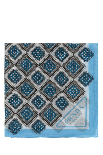 Prada Woman Printed Cotton Foulard