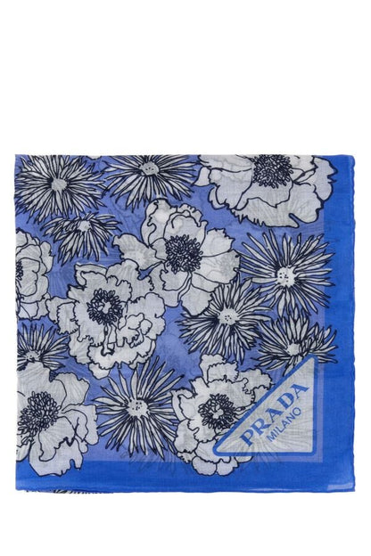 Prada Woman Printed Cotton Foulard