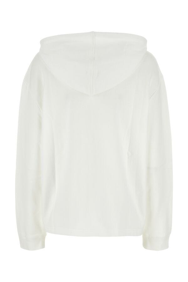 Prada Woman White Cotton Sweatshirt