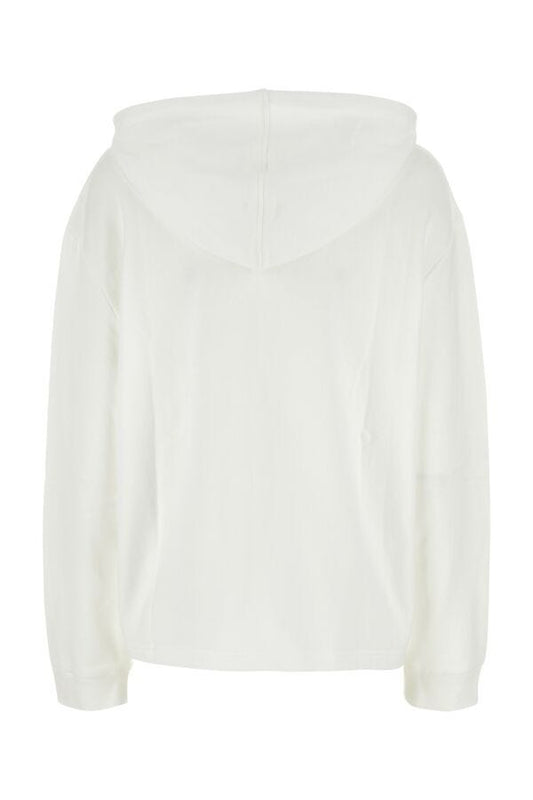 Prada Woman White Cotton Sweatshirt