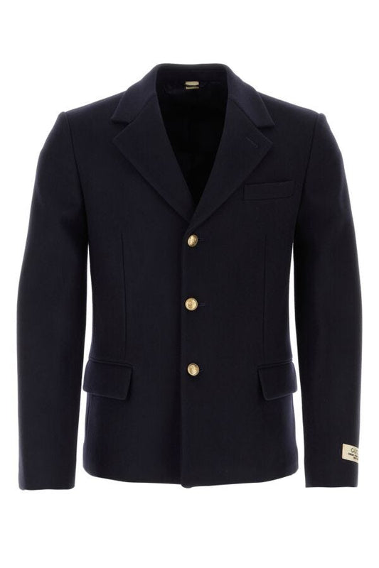 Gucci Man Midnight-Blue Viscose Blazer