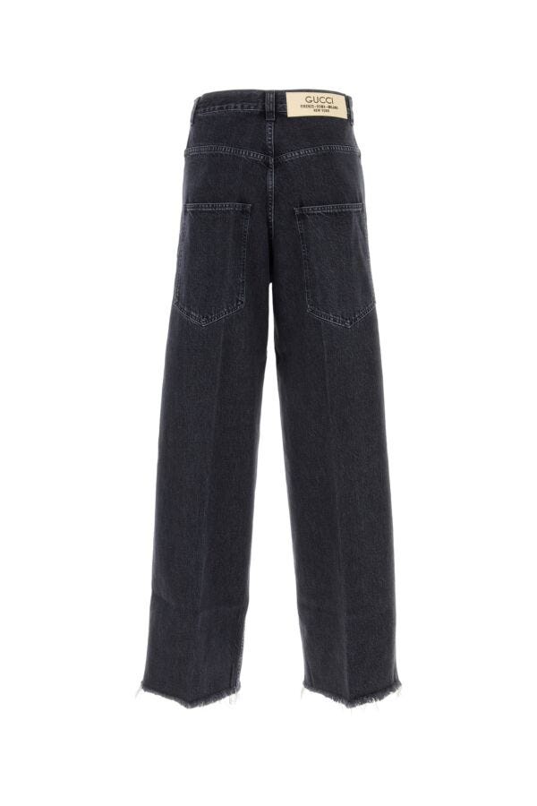 Gucci Man Black Denim Baggy Jeans