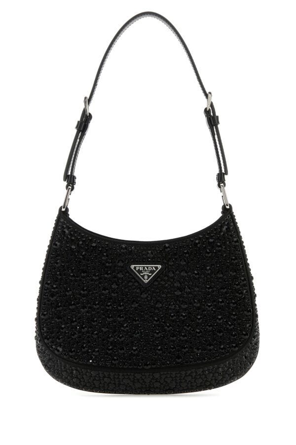 Prada Woman Embellished Satin Cleo Handbag