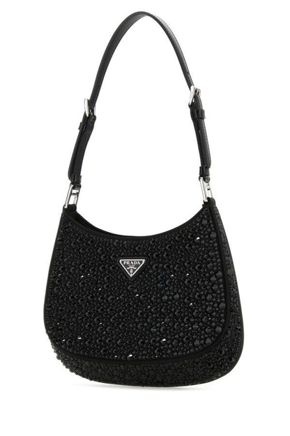 Prada Woman Embellished Satin Cleo Handbag