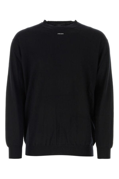 Prada Man Black Cashmere Sweater