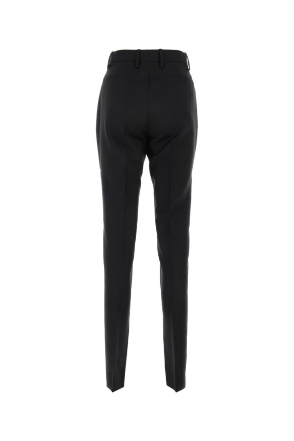 Gucci Woman Black Twill Pant